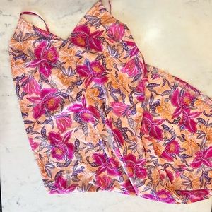 Pink Floral Maxi Dress